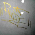 Graffiti pe scarile interioare ale MNAC