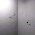 Graffiti pe scarile interioare ale MNAC