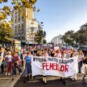 Protest pentru combaterea violenței împotriva femeilor - Bd. Magheru
