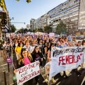 Protest pentru combaterea violenței împotriva femeilor - Bd. Magheru