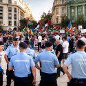 Protest - Piața Universității