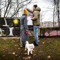 Discuții despre maidan - Bd. Unirii