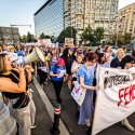 Protest pentru combaterea violenței împotriva femeilor - Piața Victoriei