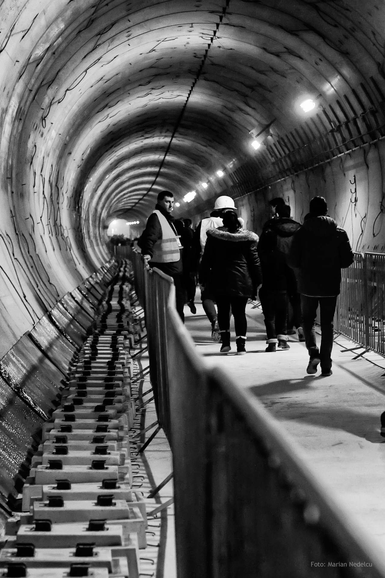 In tunelul metroului din Statia Favorit ( Drumul Taberei )