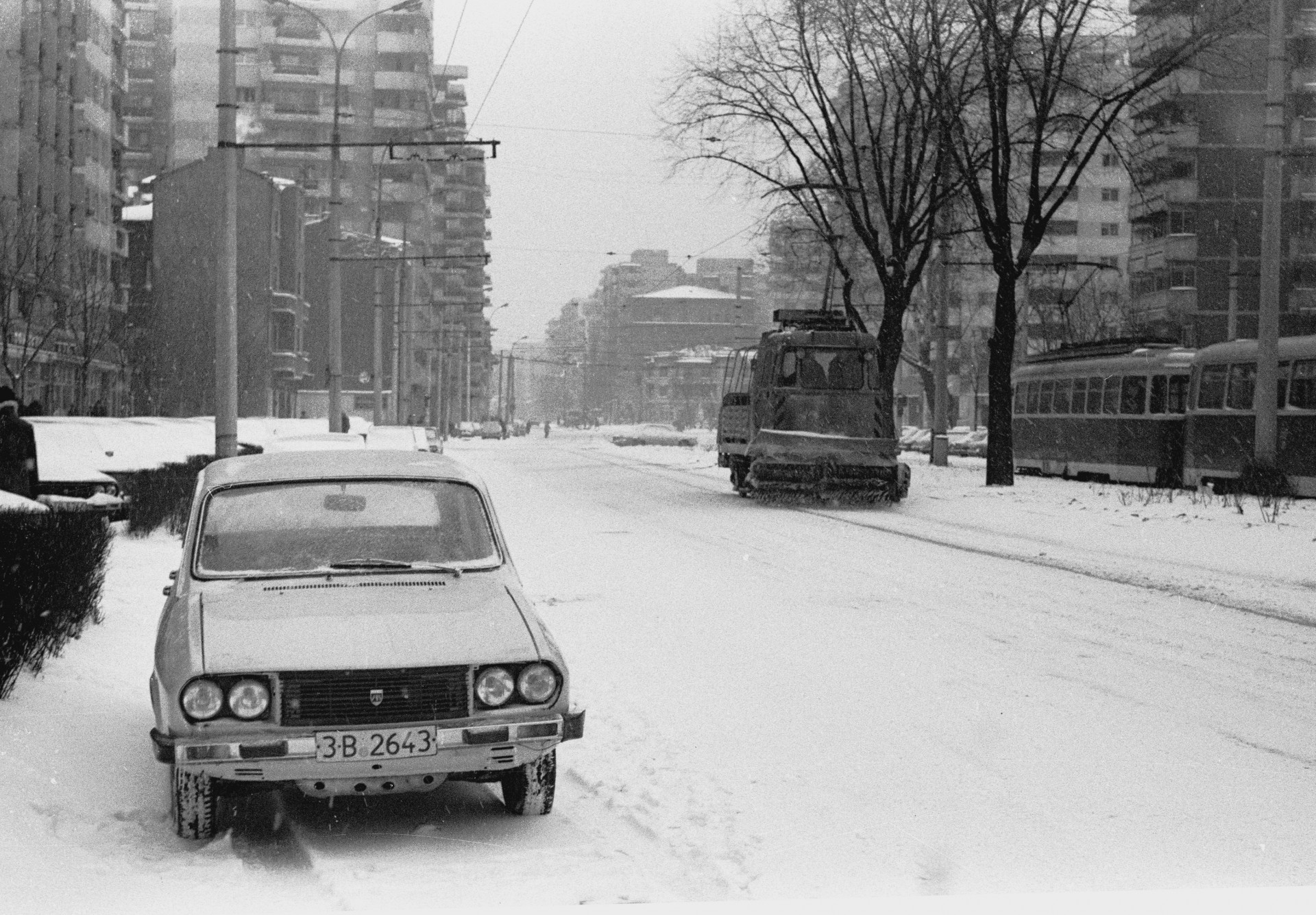 tramvai perie Bd. N. Titulescu 12.02.1984