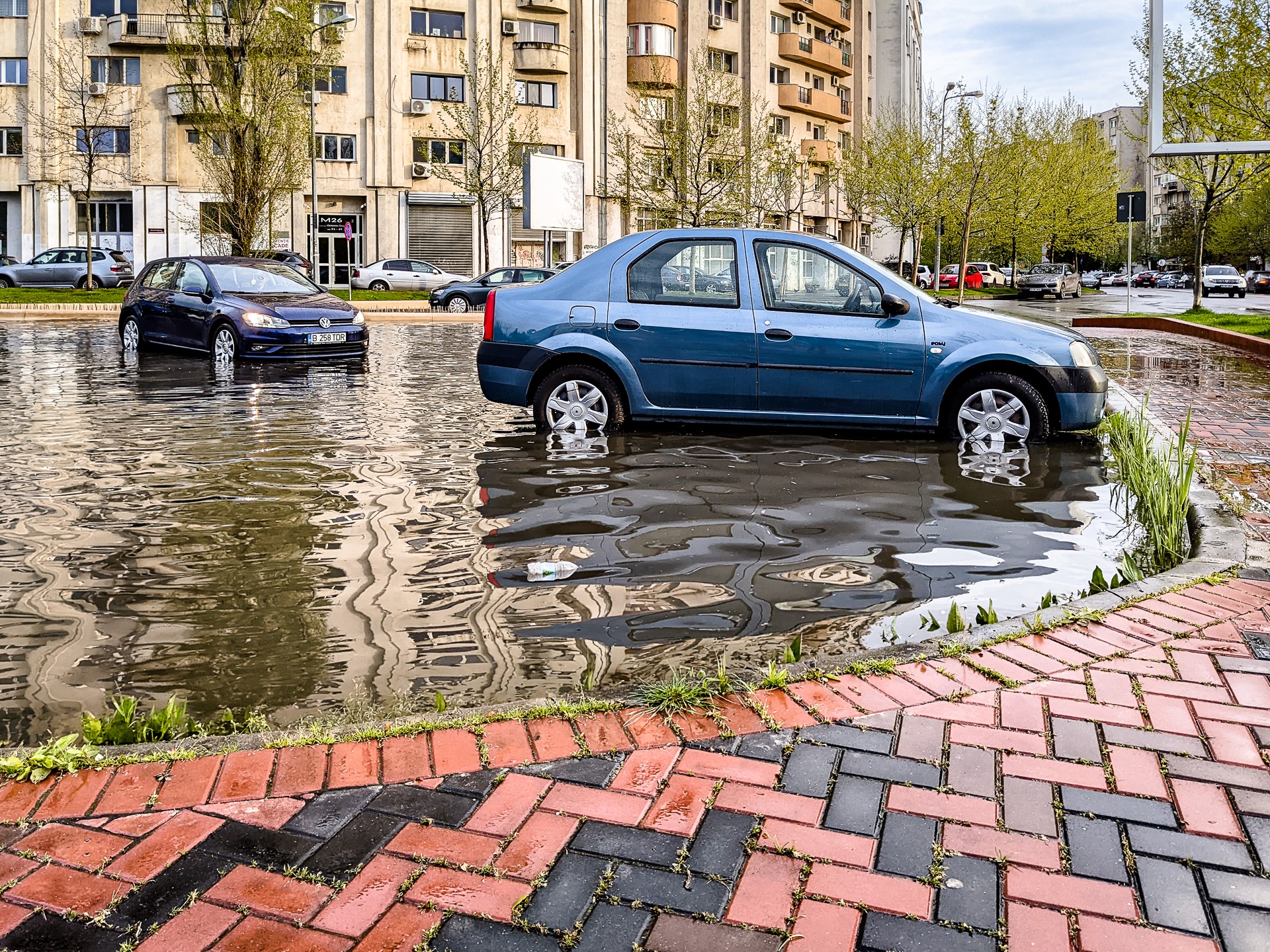 Inundație - Bd. Mircea Vodă