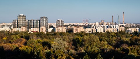 Vedere către Văcărești - Șoseaua Olteniței