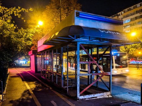 Stație veche de autobuz - Șoseaua Mihai Bravu