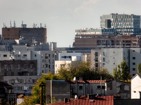 Vedere spre Grozăvești - Strada Eforie