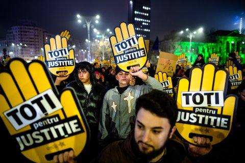 Protest Justiție - Piața Victoriei