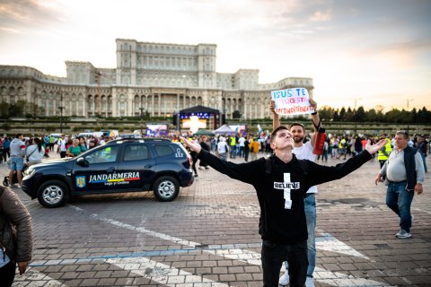 Protest - Piața Constituției