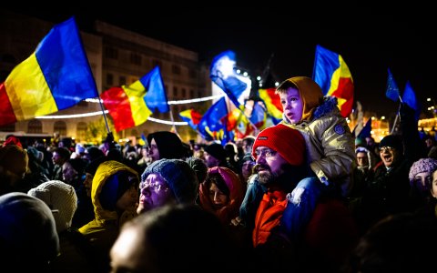 Protest Pro Europa - Piața Universității