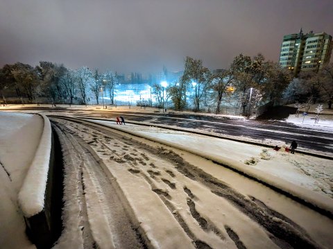 Iarna - Stadionul Național