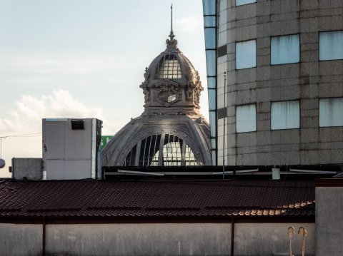 Cupola palatului CEC - Strada Eforie