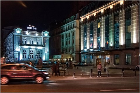 Teatrul Odeon noaptea