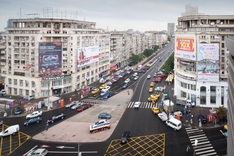 Vedere de pe Magazinul Unirea