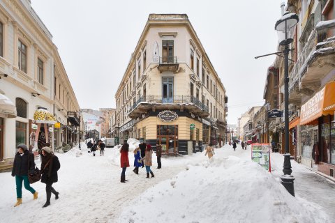 Iarna in Centrul Istoric - Strada Smardan - Selari