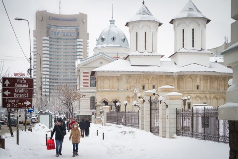 Iarna in Bucuresti