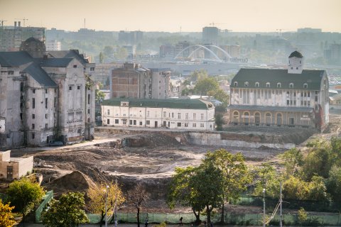 Fabrica de bere Grivita dupa demolare