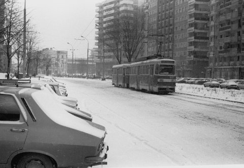 Bd. N. Titulescu vedere spre Pta Victoriei