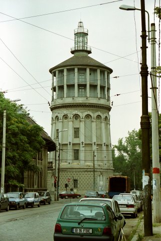 Foisorul de foc vazut din strada Traian