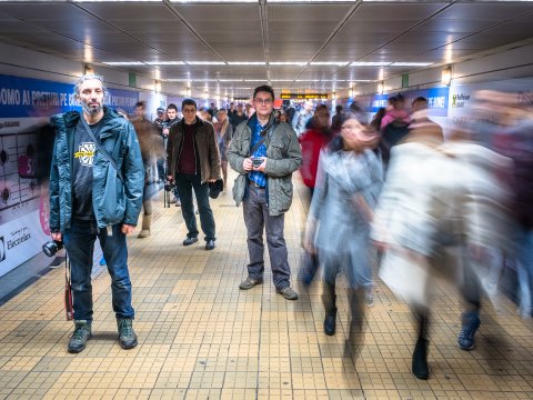 Pasaj pietonal - Statia de metrou Piata Unirii