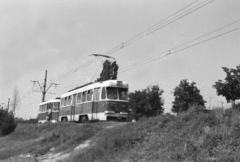 Tramvai EP linia 16 Bd. Lacul Tei 20.07.1979