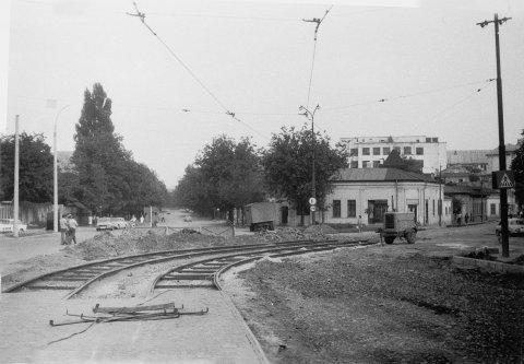 Intersectie Bd. 1 Mai cu Banu Manta 22.06.1977