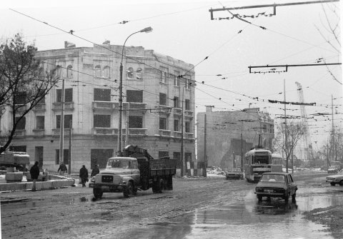 Intersectie Grivita -Titulescu - Podul Basarab 07.01.1984