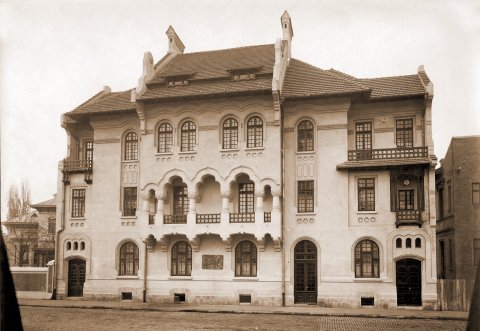 Casă în strada Boteanu (fotografie cca. 1930)