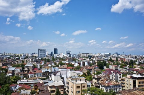 Vedere din Clădirea Societăţii Române de Radiodifuziune