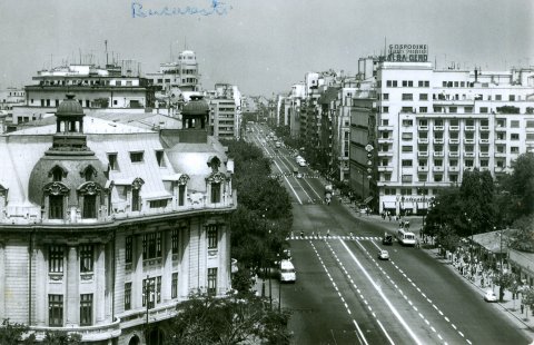 Bd. Gen. Ghe. Magheru, Bd. N. Bălcescu (fotografii cca. 1950-1960)