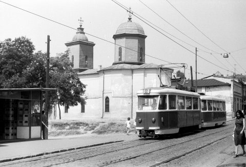 Calea Văcărești 08.08.1978 cu Biserica Sf. Nicolae Jitniţă