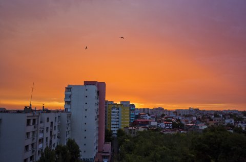 Răsărit de la etajul 7