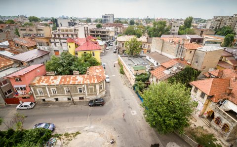 Privind spre strada George Georgescu fosta Calea Rahovei