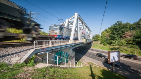 Tren militar - Podul Baneasa