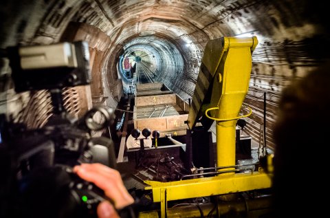 In drezina spre Dristor - Metrou Bucuresti