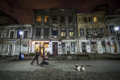 Walking through the old town