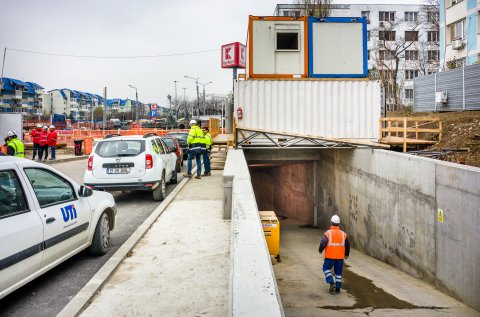 Intrare - Depoul Valea Ialomitei - Metrou Bucuresti