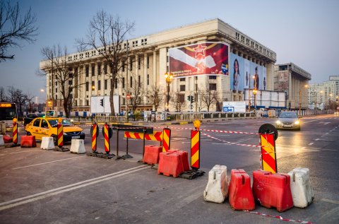 Trafic blocat pentru santierul Metrorex - Bulevardul Eroilor