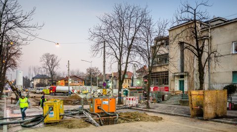 Lucrari la metrou - Bulevardul Eroii Sanitari