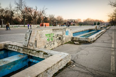 Fantanile din parcul Tineretului inainte de renovare