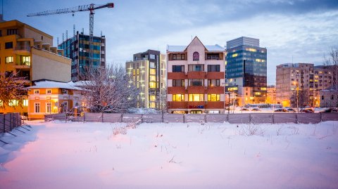 Maidan - Iarna - Bulevardul Corneliu Coposu