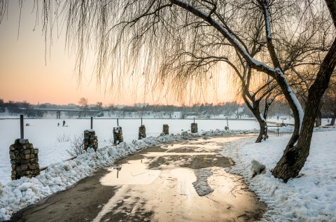 Iarna - Parcul Tineretului