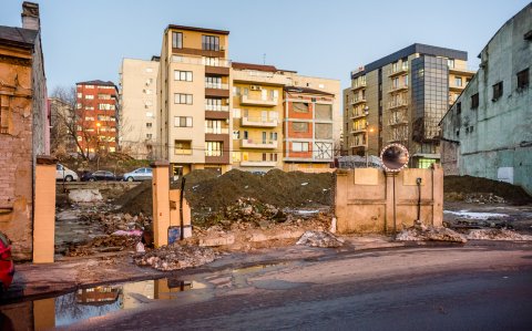 Zona proaspat demolata - Strada Ion Minulescu