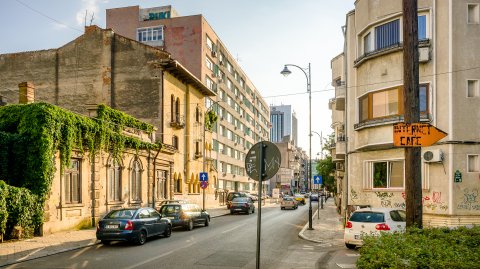 Strada Mihai Eminescu spre Piata Romana