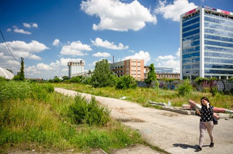 Cale ferata abandonata - Strada Liniei