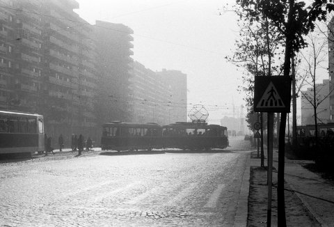 Tramvai linia 26 Str. Turmelor colț cu Colentina