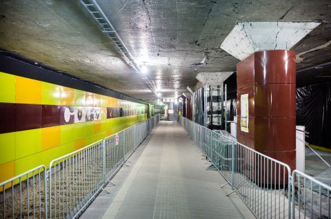 Santier - Statia de metrou Straulesti