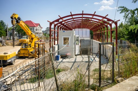 Santier - Statia de metrou Laminorului